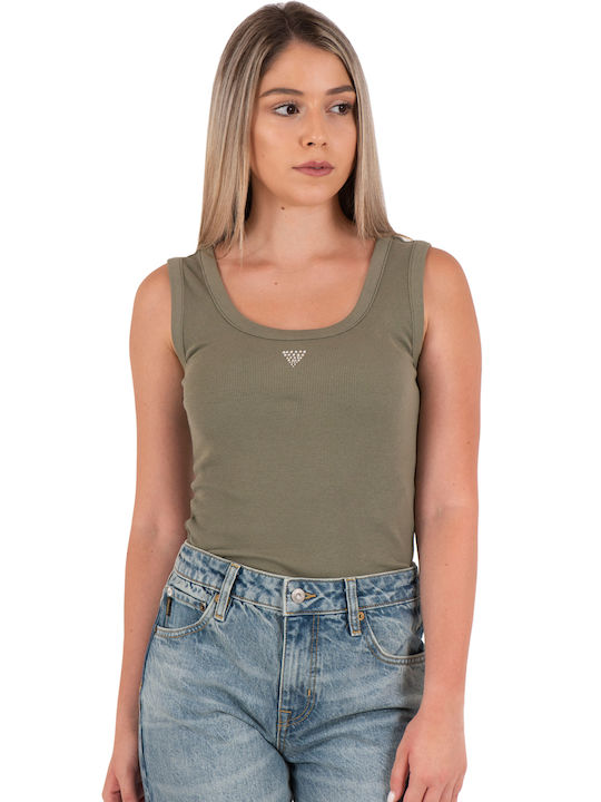 Guess Triangle Women's Blouse Green