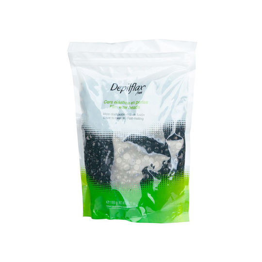 Depilflax 100 Flexible Depilatory Wax A Low Melting Point Pearl Negra Black 1000g