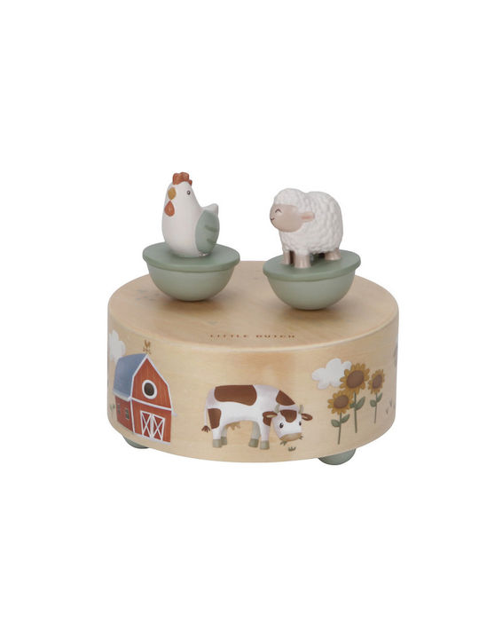 Little Dutch Μουσικό Κουτί Little Farm από Ξύλο