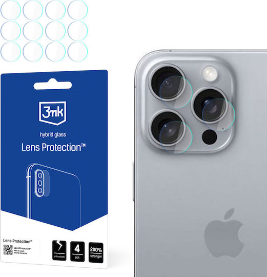 3MK Protecție Pentru Camera Film Adeziv Transparent Pentru Apple iPhone 16 Pro Max
