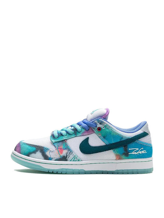 SB Dunk Low X Futura Laboratories Sneakers Bleached Aqua