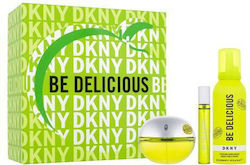 DKNY Delicious Women's Set with Eau de Parfum and Miniature Eau de Parfum DKNY Delicious Women's Set with Eau de Parfum and Miniature Eau de Parfum