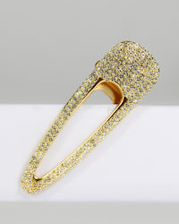 Hair Clip Strass Gold Gold