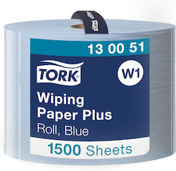 Rulou industrial albastru 2 straturi 510m 1 rulou Hârtie de ștergere Tork Plus 130051