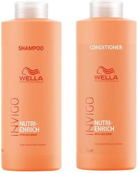 Wella Professionals Invigo Nutri-enrich Intensive Nourishing Shampoo Dry Damaged Hair 1000