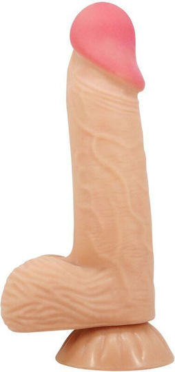 Pretty Love Sliding Skin Ρεαλιστικό Dildo με Βεντούζα Flesh 20.6cm