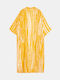 Women's Kimono Short Sleeve Yellow