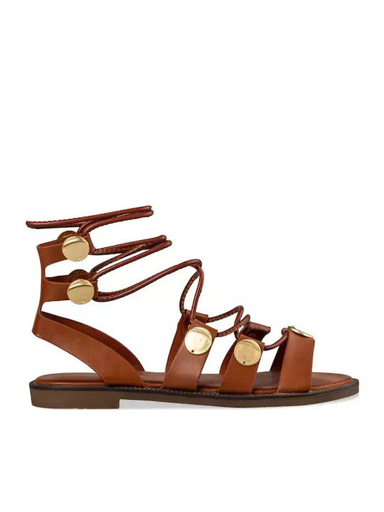 Envie Shoes Women's Flat Sandals Brown