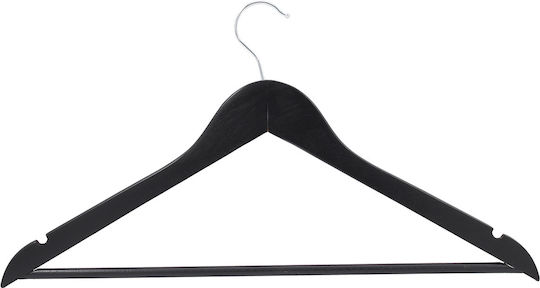 Keskor Wardrobe Hanger for Pants Wooden Black 362041 1pcs