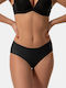 Einfache nahtlose schwarze Slips