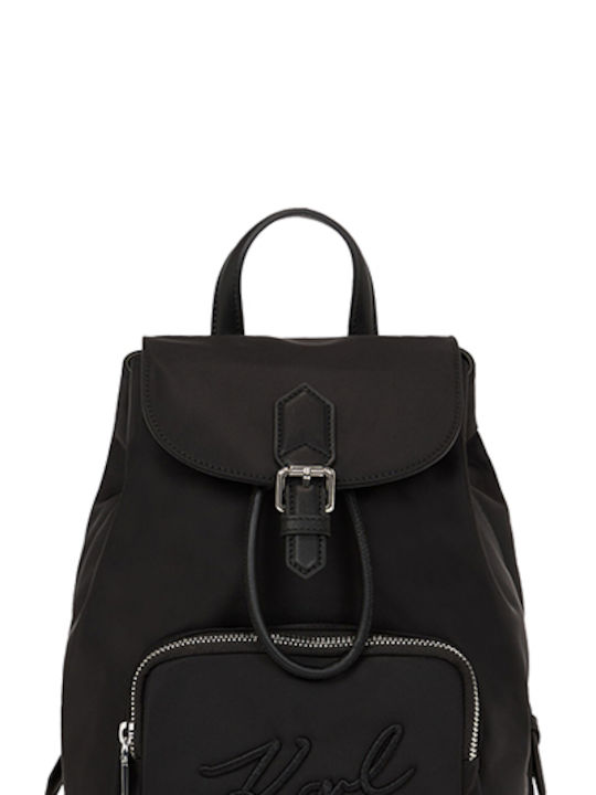 Karl Lagerfeld Signature Damen Tasche Rucksack Schwarz