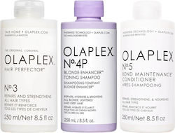 Treatment Set 100 Ml Shampoo 250 Ml Conditioner 250 Ml Olaplex No.3 No.4p No.5 Bundle