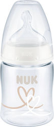 Nuk Plastikflasche First Choice+ Gegen Koliken mit Silikonsauger für 0-6 Monate 150ml 1Stück