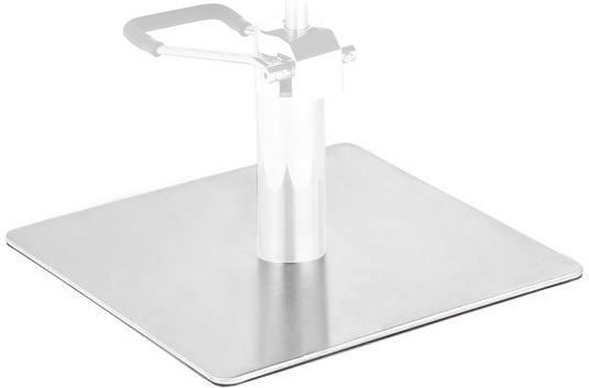Gabbiano Fußstütze Friseur-Ästhetik Square inox l009 base for the barber chair