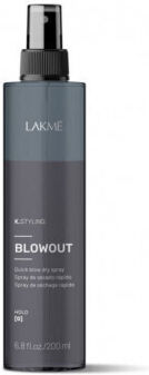 Spray pentru reducerea timpului de uscare Lakme Finish K.styling Blowout 200ml