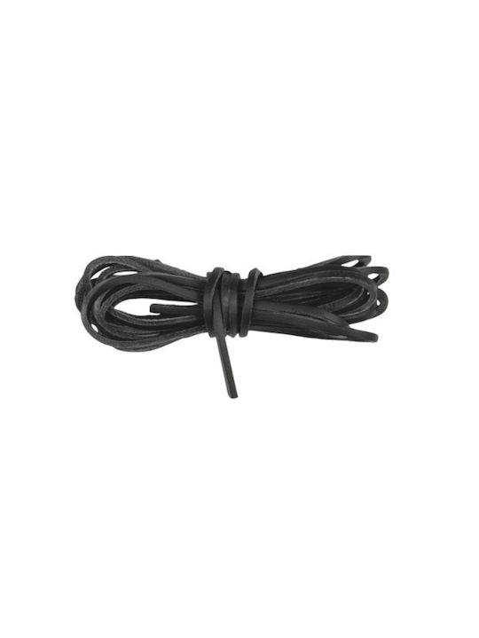 Bergal Leather Laces Dock Black 150cm