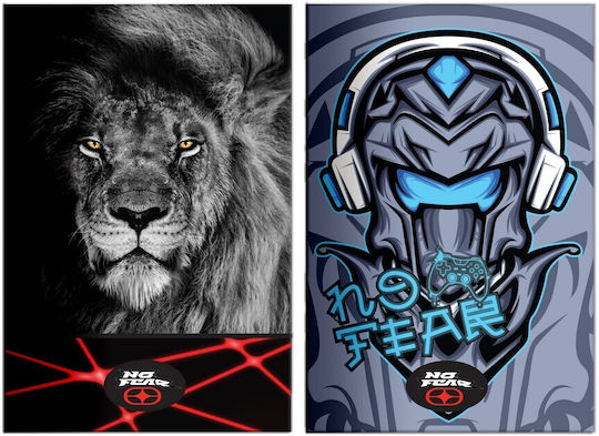 No Fear Τετράδιο Ριγέ Lion