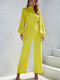 Backless Jumpsuit Yellow