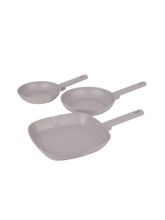 Berlinger Haus Set de tigăi din aluminiu Taupe ...