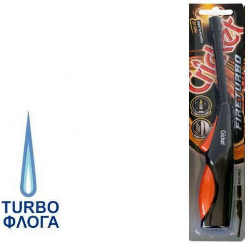 Cricket Αντιανεμικός Αναπτήρας Φλόγας σε Πορτοκαλί χρώμα