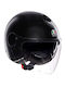 AGV Eteres Solid Matt Black Motorradhelm Jet ECE 22.06 1350gr