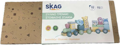 Skag Stacking Toy made of Wood for 18++ Months