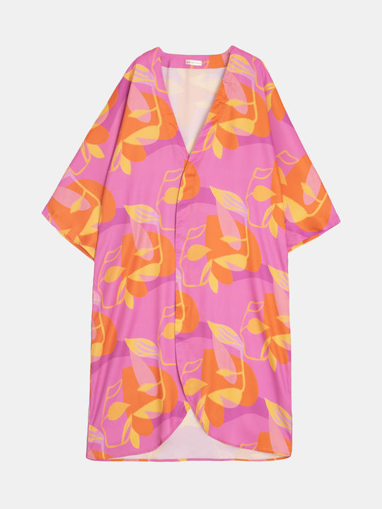 Langer Oversized Bubble Kimono