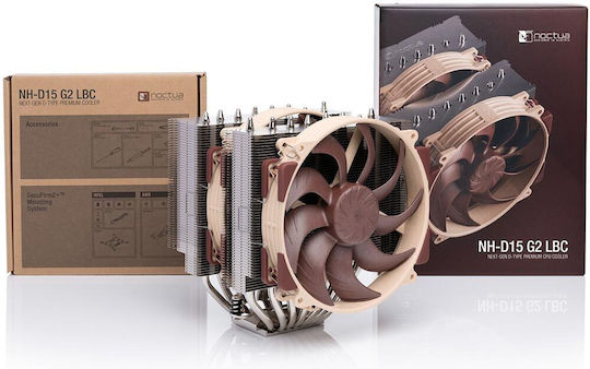 Noctua NH-D15 G2 LBC Ψύκτρα Επεξεργαστή Διπλού Ανεμιστήρα για Socket AM4/AM5/1200/115x/1700