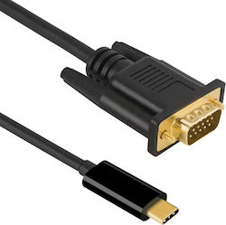 USB 2.0 USB-C male - VGA 1.8m (18395) USB 2.0 USB-C male - VGA 1.8m (18395)