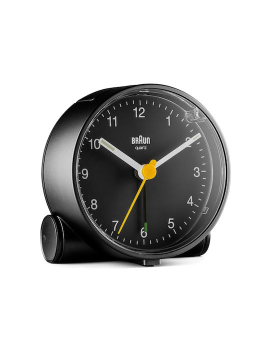 Braun Επιτραπέζιο Ρολόι με Ξυπνητήρι Μαύρο BC01B