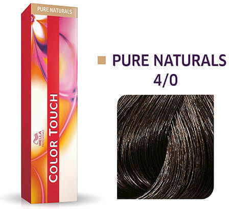Wella Color Touch Pure Naturals Toner Χωρίς Αμμωνία 4/0 60ml 30gr