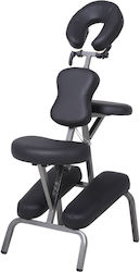 Mobiak Folding Black Massage and Physiotherapy Chair 75x49cm