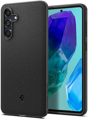 Spigen Essential Sand Blast Back Cover Μαύρο (Galaxy M55)