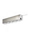 Anartisi Lama One-Way Metallic Curtain Track Silver 240cm 513825-03