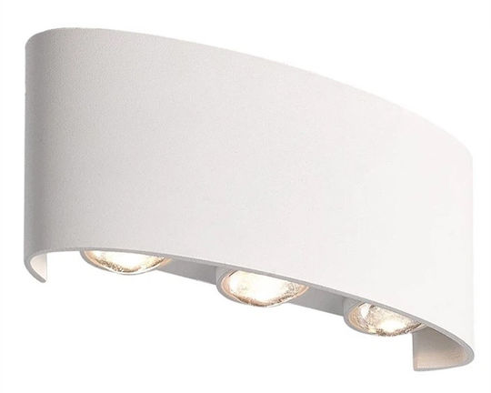 Powertech Στεγανό Επιτοίχιο Εξωτερικό Φωτιστικό LED 6W 4000K 17x8x4εκ. Powertech Στεγανό Επιτοίχιο Εξωτερικό Φωτιστικό LED 6W 4000K 17x8x4εκ.