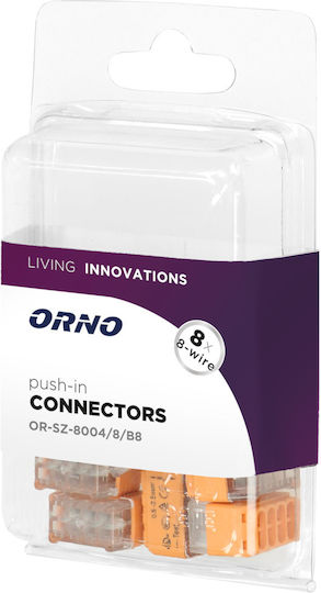 Orno Съединител 8бр OR-SZ-8004/8/B8