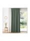 La Redoute Interieurs Curtain Window with Pencil Pleat Green 350314213_9889_10 135x180cm