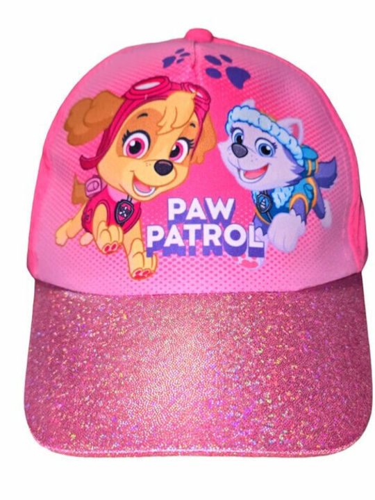 Nickelodeon Παιδικό Καπέλο Jockey Αντηλιακό Paw Patrol Φούξια