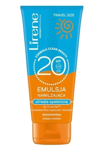 Lirene Tanning Emulsion Αδιάβροχη Αντηλιακή Κρέμα Προσώπου & Σώματος SPF20 90ml