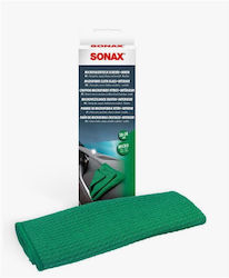 Sonax Mikrofaser-Auto-Tücher Reinigung Polieren Grün 38x38cm