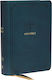 Nkjv End-of-verse Reference Bible Compact Leathersoft Teal Letter Comfort Print Leather Fine Binding