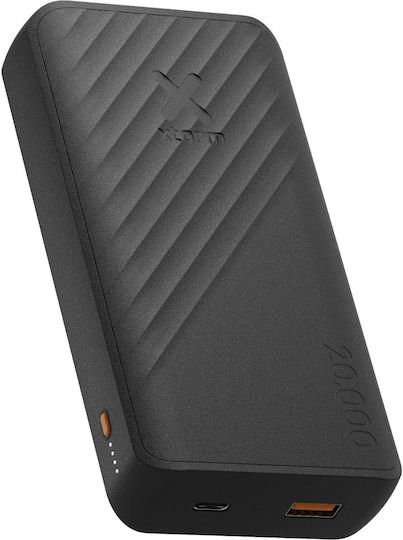 Xtorm Go2 Power Bank 20000mAh 15W με Θύρα USB-A και Θύρα USB-C Μαύρο
