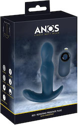 Anos Dop Anal cu Funcție Wireless și Vibrație Mediu Albastră