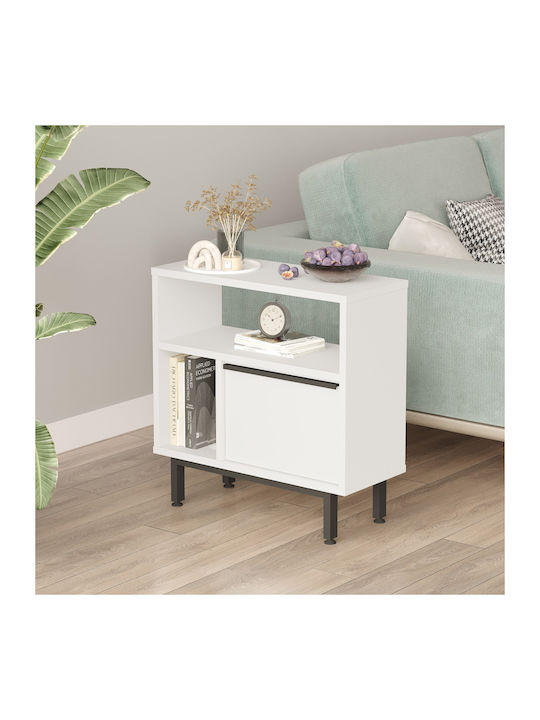 ArteLibre Rectangular Side Table Shaldon Wooden...