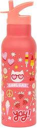 A Little Lovely Company Παγούρι Θερμός 500ml Ροζ A Little Lovely Company Παγούρι Θερμός 500ml Ροζ