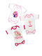 Nina Club Short-Sleeved Pink-fuchsia 3pcs