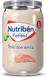 Nutriben Baby Food Jar Chicken with Rice for 6m+ 235gr