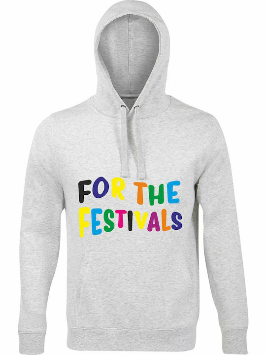 Hoodie Unisex "Festivals Πανηγύρια" Ash