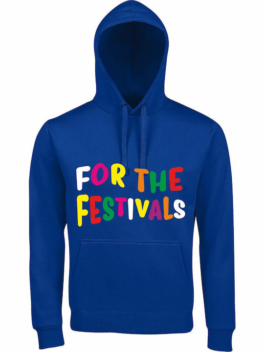 Hoodie Unisex " Festivals Πανηγύρια" Royal Blue