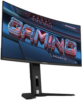 Gigabyte MO34WQC Ultrawide QD-OLED HDR Curbat Monitor 34" QHD 3440x1440 175Hz cu Timp de Răspuns 0.03ms GTG